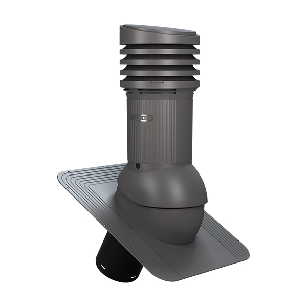 STANDARD EVO ventilācijas izvads NEIZOLĒTS 125d - Grafīts